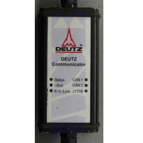 It is the mostly recommended interface for SerDia 2010 to work on all (EMR234) controllers. . Deutz communicator
